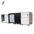 cheap price 3 drawer transfer print steel file cabinet metal mobile filing cabinet